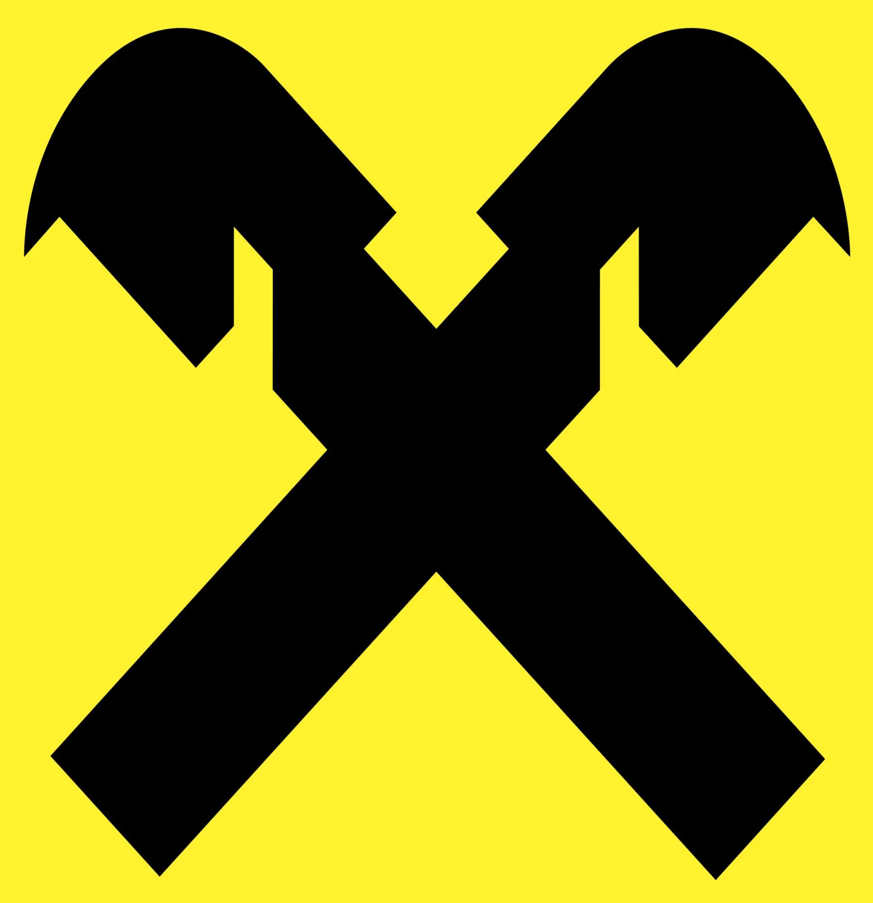 Giebelkreuz (Logo Raiffeisen)